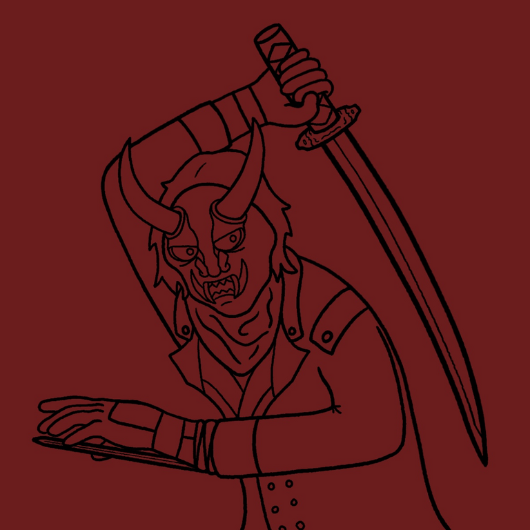 Line art for a commission